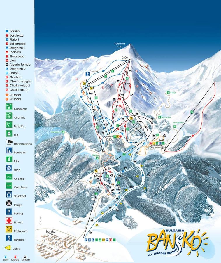 Aspen Ski And Golf Resort Bansko Bagian luar foto
